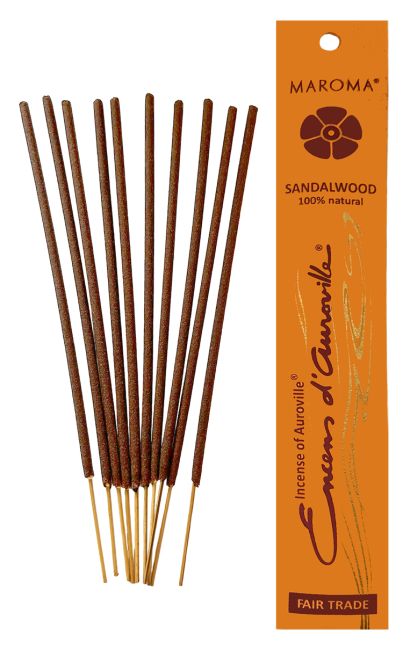 Auroville Sandalwood Incense 5x 10 Sticks