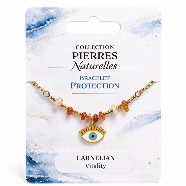 Carnelian A Protection Bracelet – Evil Eye