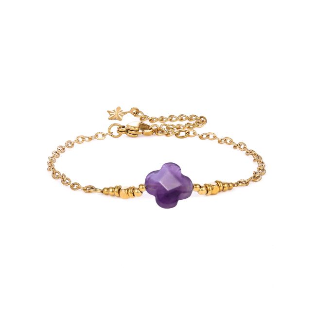 Amethyst A Lucky Bracelet – Clover