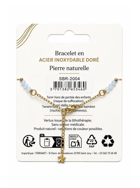 incense at Aquamarine Protection Bracelet – Protective Eye Medallion|gb
