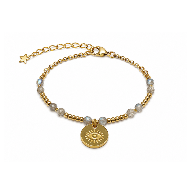 Labradorite Protection Bracelet A – Protective Eye