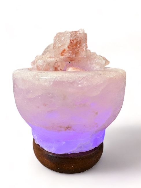 Himalayan Salt Lamp usb Bowl 9cm