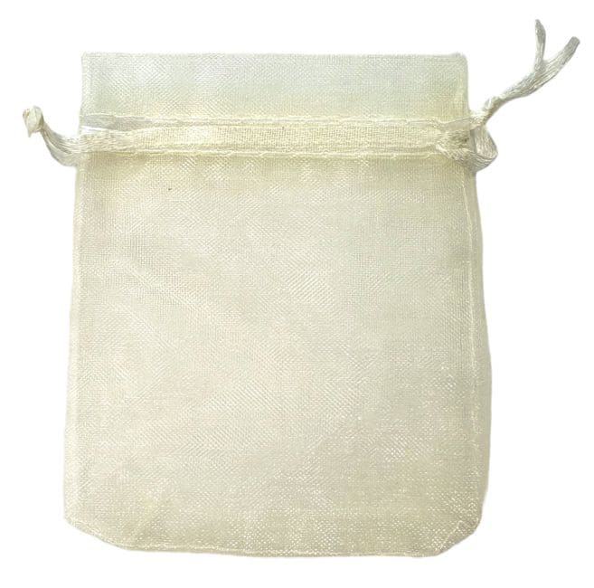 Organza Bags 7x9cm Beige (Pack of 100 pieces)