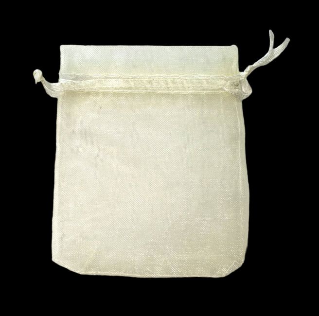 Organza Bags 7x9cm Beige (Pack of 100 pieces)