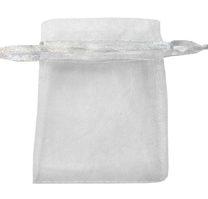 Organza Bags 7x9cm White (Pack of 100 pieces)