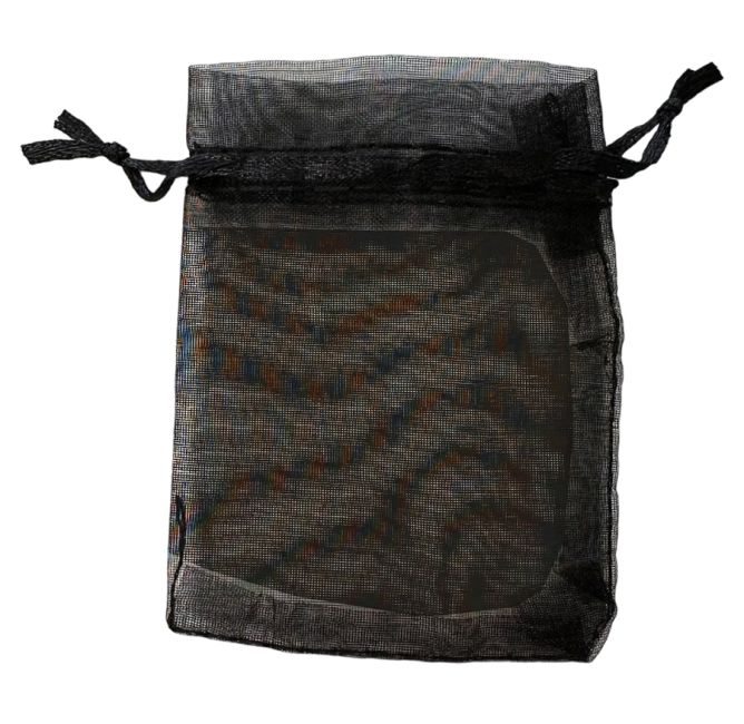 Organza Bags 7x9cm Black (Pack of 100 pieces)