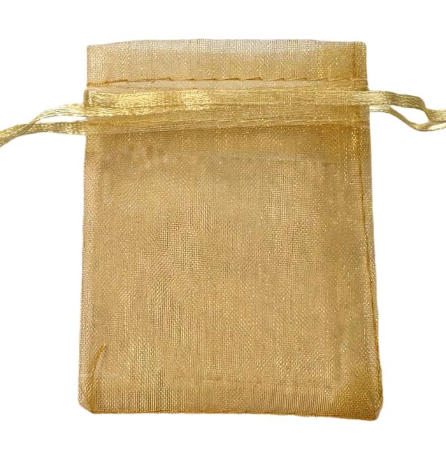 Organza Bags 7x9cm Gold (Pack of 100 pieces)