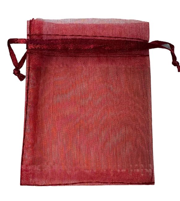 Organza Bags 7x9cm Burgundy Red (Pack of 100 pieces)