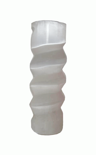 Cut Spiral Selenite Lamp 2-3Kg