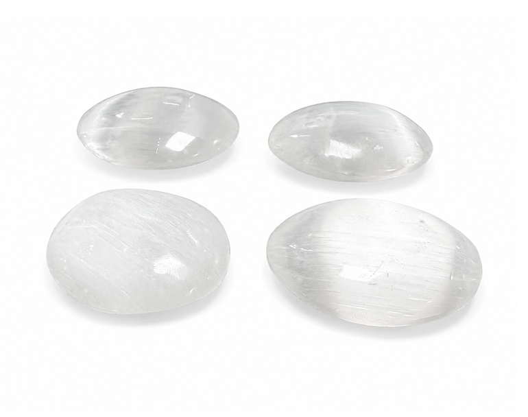 Selenite Palm Stone 6cm 60g