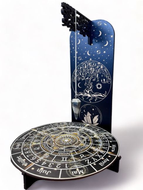 Wooden divine star divination board 28cm