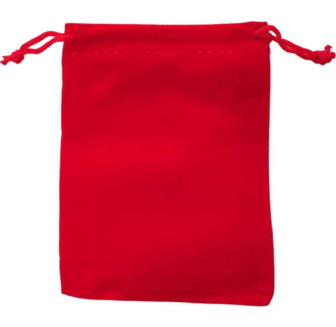 Red Velvet Bag 9.5x12cm x 50 Pieces
