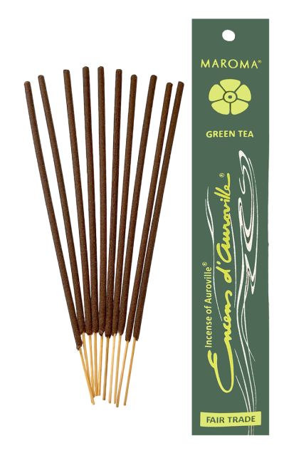 Auroville Incense Green Tea 5x 10 Sticks
