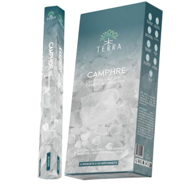 Terra camphor hexa incense without charcoal 30grs