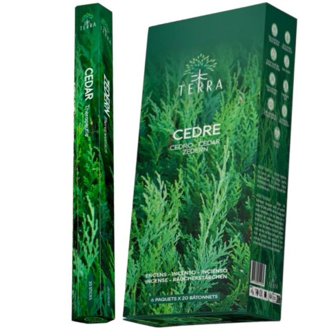 Terra cedar hexa incense without charcoal 30grs