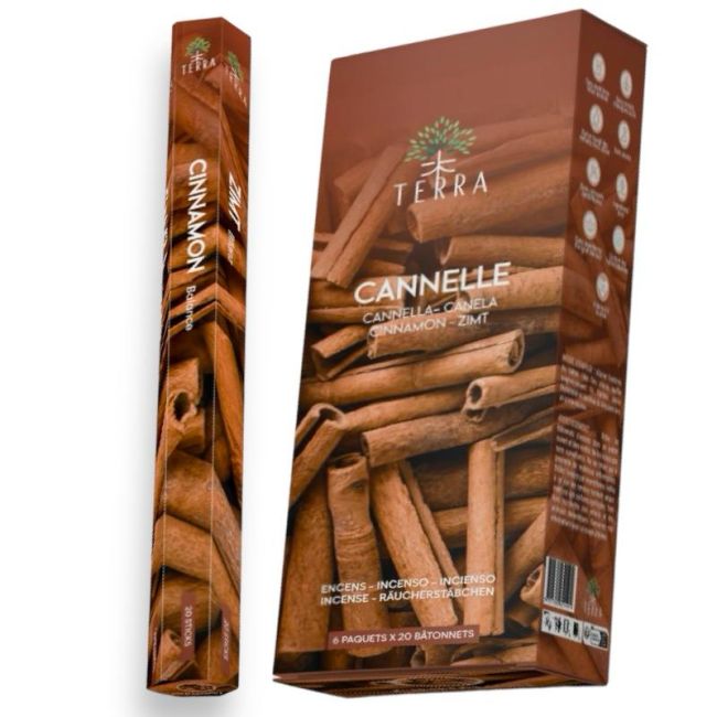 Terra cinnamon hexa incense without charcoal 30grs