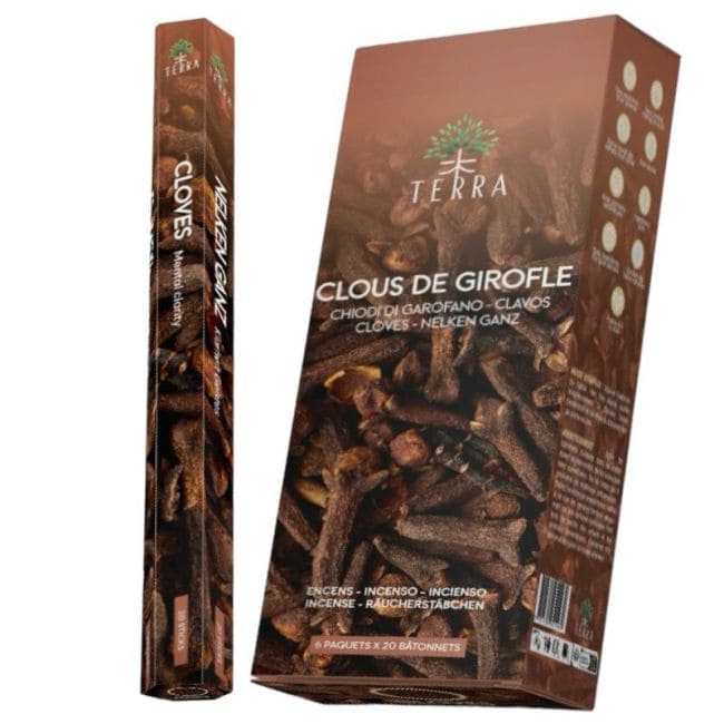 Terra clove hexa incense without charcoal 30grs