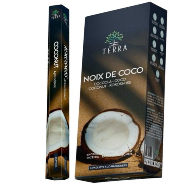 Terra Incense Coconut hexa without charcoal