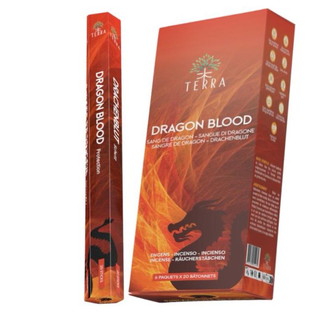 Terra incense Dragon Blood hexa without charcoal