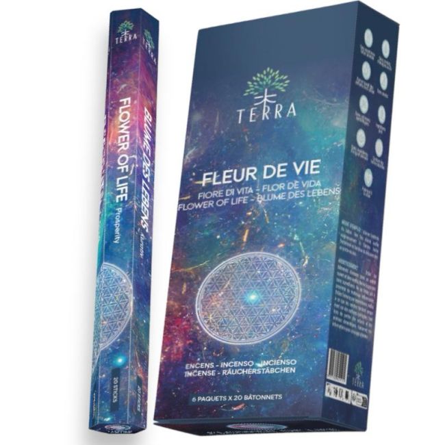 Terra Flower of Life hexa incense without charcoal