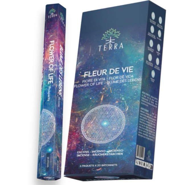 Terra Flower of Life hexa incense without charcoal