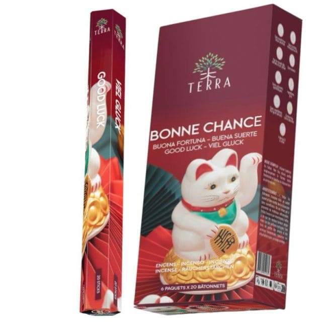 Terra Bonne Chance hexa charcoal-free incense