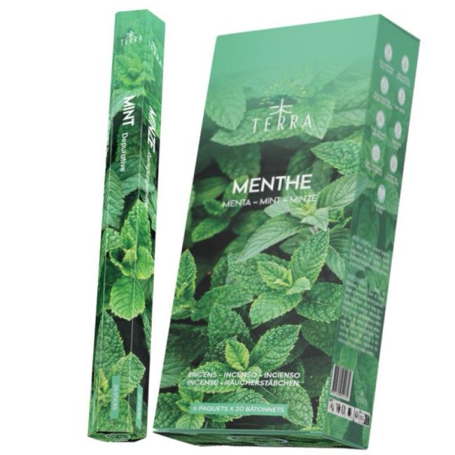 Terra mint hexa incense without charcoal 30grs
