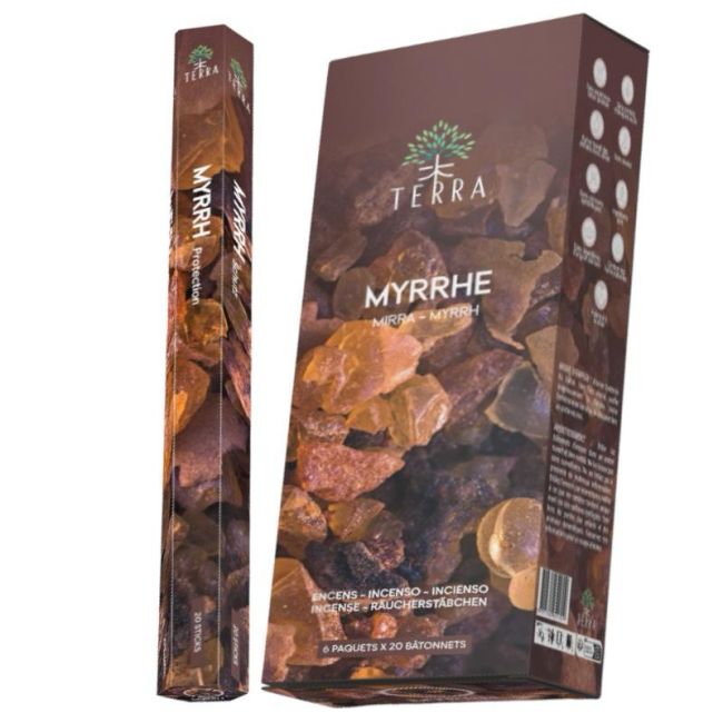 Terra myrrh hexa incense without charcoal 30grs