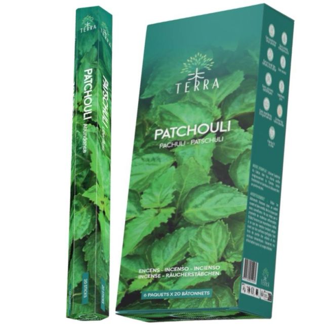 Terra patchouli hexa incense without charcoal 30grs