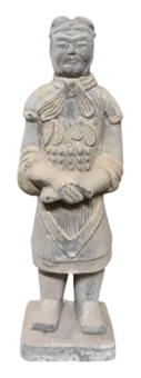 Antique Colorful Statue in General Terracotta 20cm