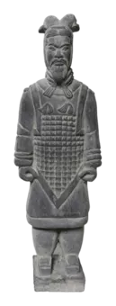 Black Statue in General Terracotta 20cm