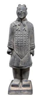Black Statue in General Terracotta 20cm