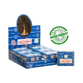 Incense Satya Nag Champa Cones 24g