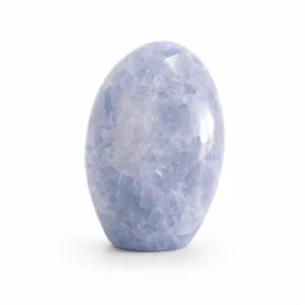 polished blue calcite 1.856 kg