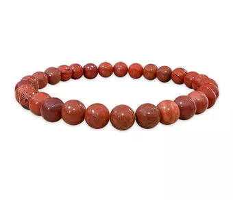 Red Jasper Bracelet A 6-7mm Beads