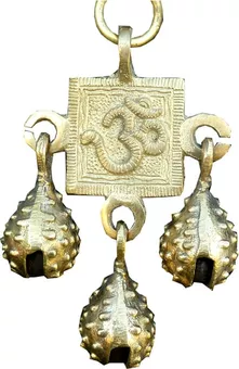 Om brass wind chime 16cm