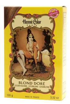 Pack of 6 henna color golden blond 100g