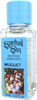 Pack of 6 spiritual sky lily of the valley perfumed oils 10ml