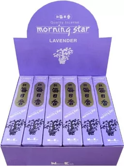 Japanese Incense Morning Star Lavender 50 Sticks