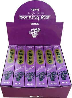 Japanese Incense Morning Star Musk 50 Sticks