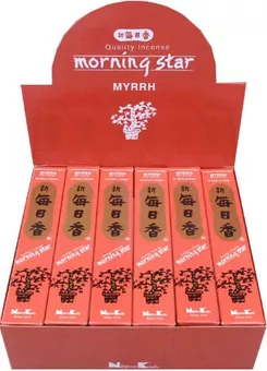 Japanese Incense Morning Star Myrrh 50 Sticks