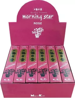 Japanese Incense Morning Star Rose 50 Sticks