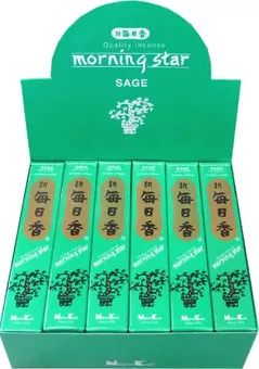 Japanese Incense Morning Star Sage 50 Sticks