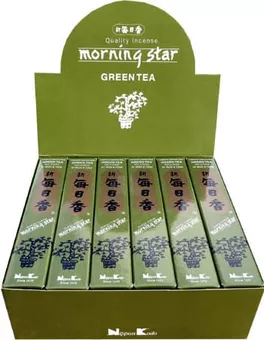 Japanese Incense Morning Star Green Tea 50 Sticks