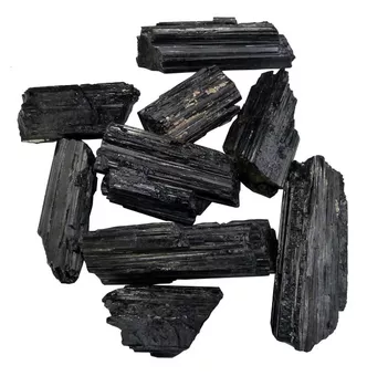 Black Tourmaline Schorl Cathedral AA Rough – 1 kg Pack
