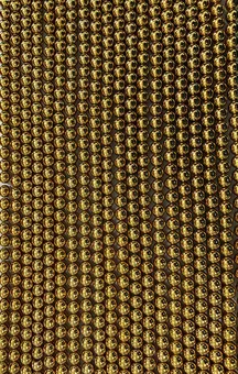 Gold Hematite Round Beads Strand A 8 mm
