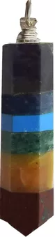 7 Chakras tip pendant 4cm