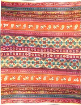 Handloom bedsheet