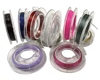 Stainless Steel Jewelry Wire 0.38mm 10m x10