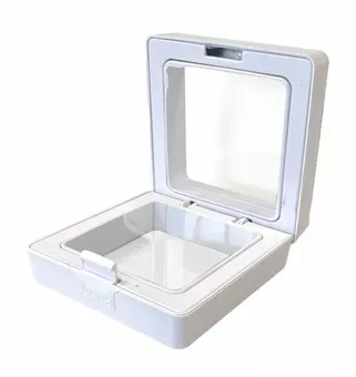 White Frame Box for Jewelry 4.5 cm x10